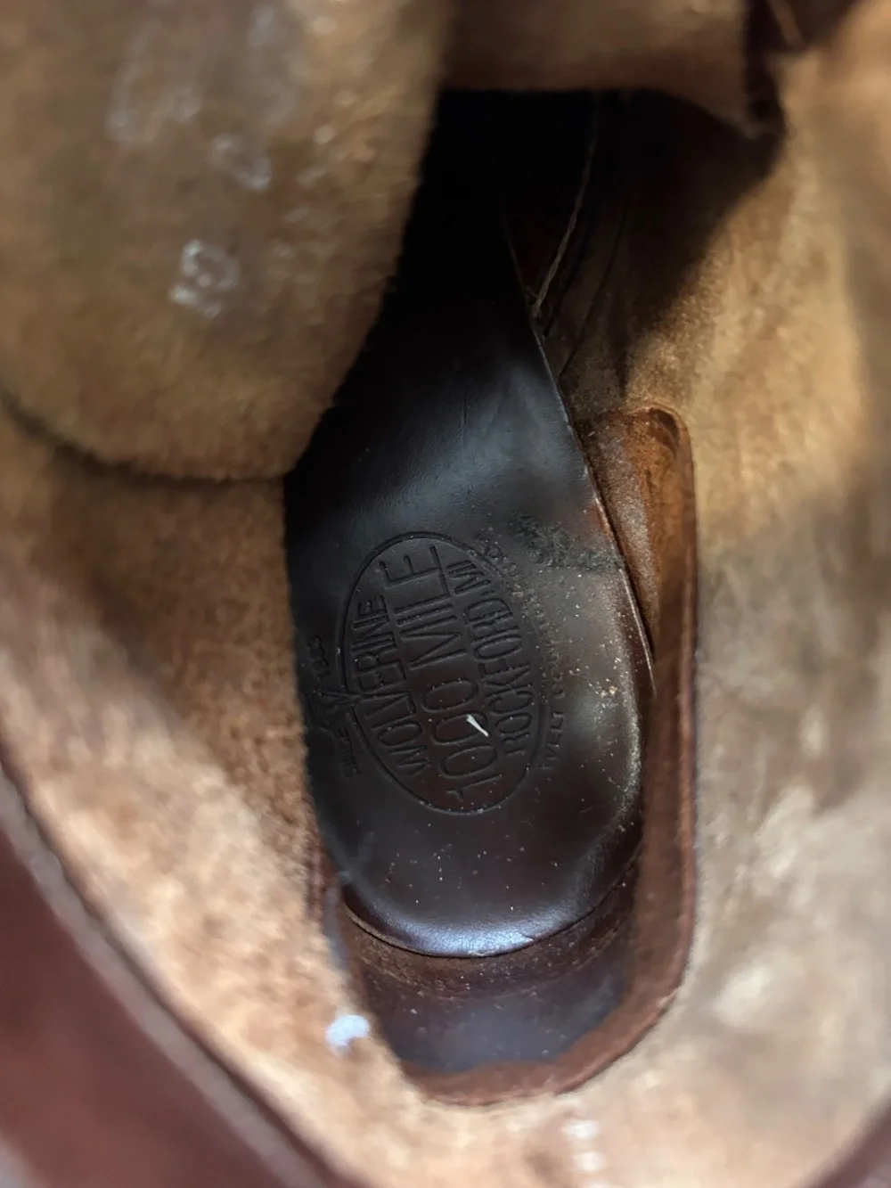 Wolverine 1000 Mile brown leather climber work classic lace up boots 10D